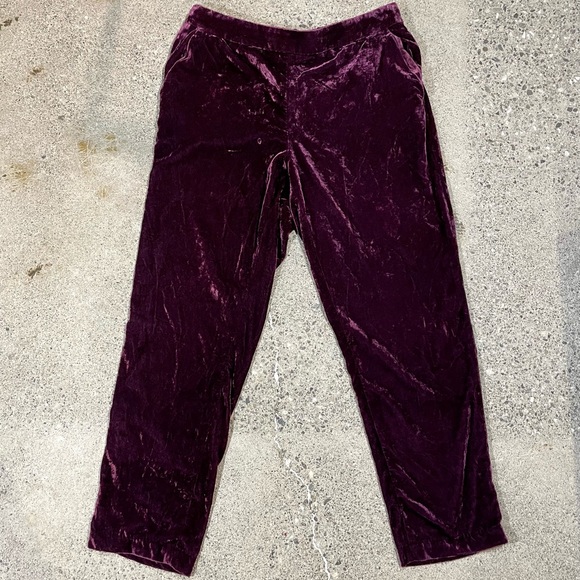 Banana Republic Purple Velvet Suit (Jacket size Small, Pants size 4) - Picture 8 of 8